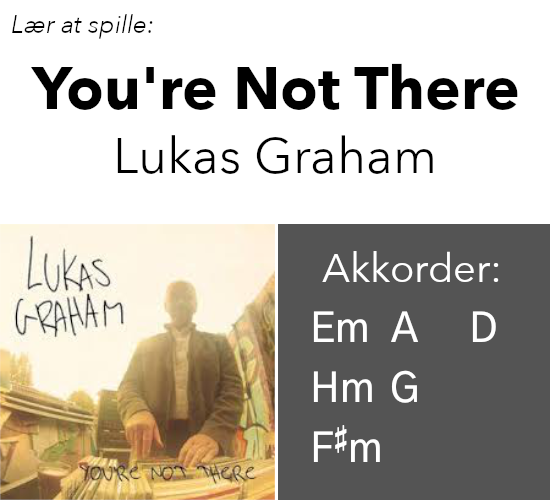 Lær at spille Lukas Grahams “You’re Not There” på guitar